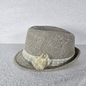 Amici Women's Fashion Fedora Short Brim Hat OSFA Flowers Hearts